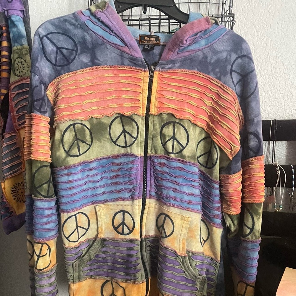 Rising International Tie-Dye Patchwork Jacket